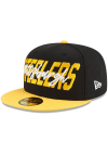 Main image for New Era Pittsburgh Steelers Mens Black 2022 NFL Draft 59FIFTY Fitted Hat