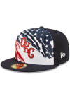 Main image for New Era Oklahoma City Dodgers Mens Navy Blue 2022 4th of July 59FIFTY Fitted Hat