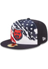 Main image for New Era Iowa Cubs Mens Navy Blue 2022 4th of July 59FIFTY Fitted Hat