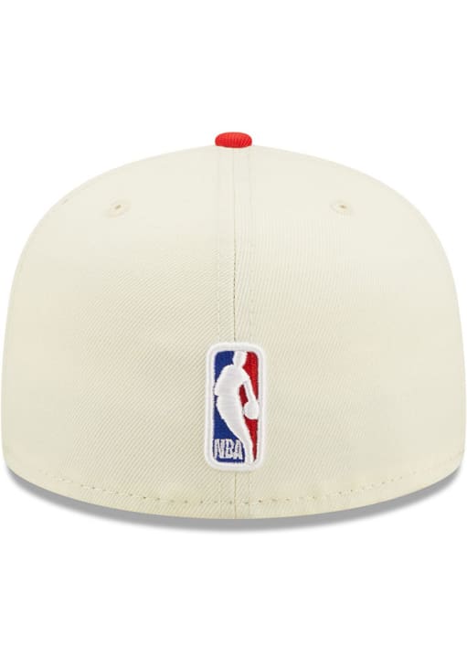 New Era Chicago Bulls Mens White 2022 NBA Draft 59FIFTY Fitted Hat