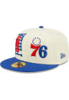 Main image for New Era Philadelphia 76ers Mens White 2022 NBA Draft 59FIFTY Fitted Hat