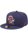Main image for New Era Lehigh Valley Ironpigs Mens Blue MiLB 2022 Batting Practice 59FIFTY Fitted Hat