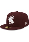 Main image for New Era Lehigh Valley Ironpigs Mens Maroon MiLB 2022 Authentic Collection Fitted Hat