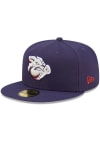 Main image for New Era Lehigh Valley Ironpigs Mens Blue MiLB 2022 Authentic Collection Fitted Hat