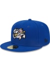 Main image for New Era Omaha Storm Chasers Mens Blue MiLB 2022 Authentic Collection Fitted Hat