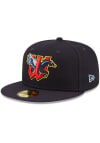 Main image for New Era Wichita Wind Surge Mens Navy Blue MiLB 2022 Authentic Collection Fitted Hat