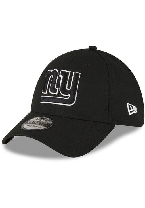 New York Giants Team Classic 39THIRTY Black New Era Flex Hat