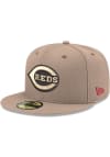 Main image for New Era Cincinnati Reds Mens Brown 2T 59FIFTY Fitted Hat