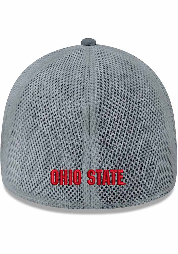 Ohio State Buckeyes New Era GRAPHITE 2T Neo 39THIRTY Flex Hat