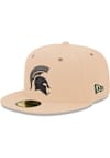 Main image for Michigan State Spartans New Era 2T 59FIFTY Fitted Hat - Brown