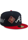 Main image for New Era Atlanta Braves Mens Navy Blue Historic Champs 59FIFTY Fitted Hat