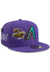 Main image for New Era Arizona Diamondbacks Mens Purple Historic Champs 59FIFTY Fitted Hat