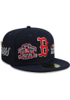 Main image for New Era Boston Red Sox Mens Navy Blue Historic Champs 59FIFTY Fitted Hat