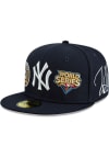 Main image for New Era New York Yankees Mens Navy Blue Historic Champs 59FIFTY Fitted Hat
