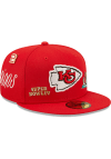 Main image for New Era Kansas City Chiefs Mens Red Historic Champs 59FIFTY Fitted Hat