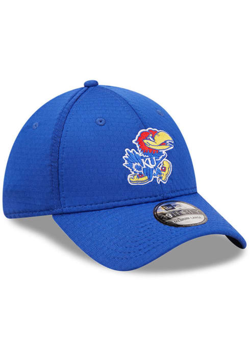 Kansas Jayhawks Essential 39THIRTY Blue New Era Flex Hat