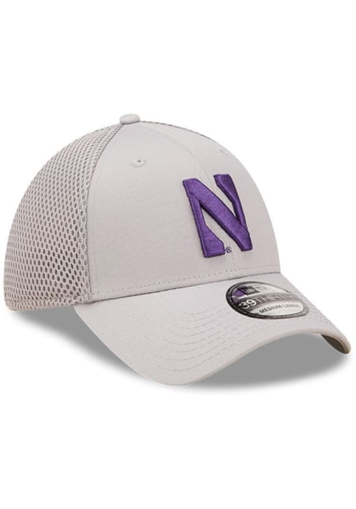 Northwestern Wildcats Under Armour Grey Stretch Fit Hat with