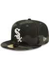 Main image for New Era Chicago White Sox Mens Black Camo 59FIFTY Fitted Hat