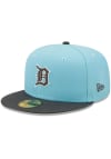 Main image for New Era Detroit Tigers Mens Blue 2T Color Pack 59FIFTY Fitted Hat