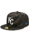 Main image for New Era Kansas City Royals Mens Black Camo 59FIFTY Fitted Hat