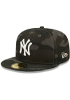 Main image for New Era New York Yankees Mens Black Camo 59FIFTY Fitted Hat