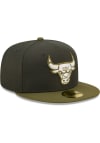 Main image for New Era Chicago Bulls Mens Green 2T Color Pack 59FIFTY Fitted Hat