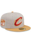 Main image for New Era Cleveland Cavaliers Mens Grey Heather Patch 59FIFTY Fitted Hat