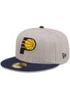 Main image for New Era Indiana Pacers Mens Grey Heather Patch 59FIFTY Fitted Hat