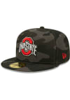 Main image for New Era Ohio State Buckeyes Mens Black Camo 59FIFTY Fitted Hat