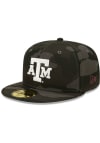 Main image for New Era Texas A&M Aggies Mens Black Camo 59FIFTY Fitted Hat