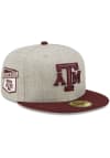 Main image for New Era Texas A&M Aggies Mens Grey Heather Patch 59FIFTY Fitted Hat