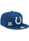 Main image for New Era Indianapolis Colts Mens Blue Identity 59FIFTY Fitted Hat