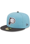 Main image for New Era Indiana Pacers Mens Blue 2T Color Pack 59FIFTY Fitted Hat