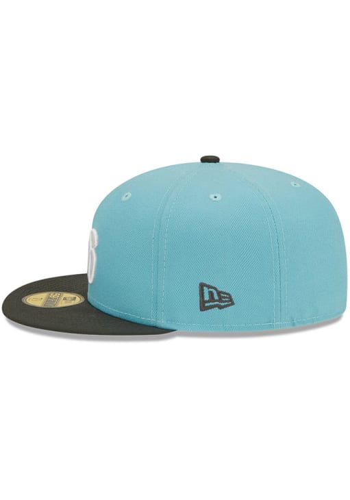 New Era Philadelphia 76ers Mens Blue 2T Color Pack 59FIFTY Fitted Hat