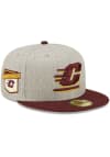 Main image for New Era Central Michigan Chippewas Mens Grey Heather Patch 59FIFTY Fitted Hat