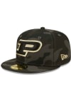 Main image for New Era Purdue Boilermakers Mens Black Camo 59FIFTY Fitted Hat