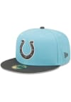 Main image for New Era Indianapolis Colts Mens Blue 2T Color Pack 59FIFTY Fitted Hat
