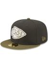 Main image for New Era Kansas City Chiefs Mens Grey 2T Color Pack 59FIFTY Fitted Hat