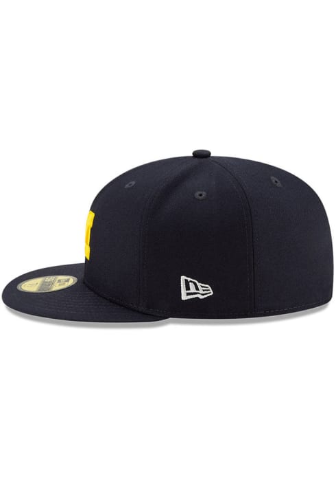 Michigan Wolverines Basic 59FIFTY Navy Blue New Era Fitted Hat