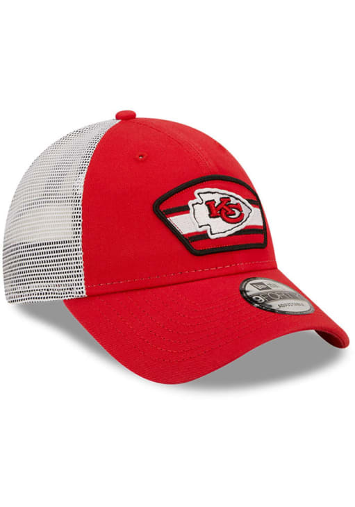 New Era Kansas City Chiefs Logo Patch 9FORTY Adjustable Hat - Red