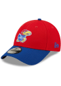 Kansas Jayhawks New Era The League Adjustable Hat - Red