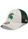 Michigan State Spartans New Era Active 9FORTY Adjustable Hat - Grey