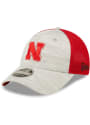 Nebraska Cornhuskers New Era Active 9FORTY Adjustable Hat - Grey