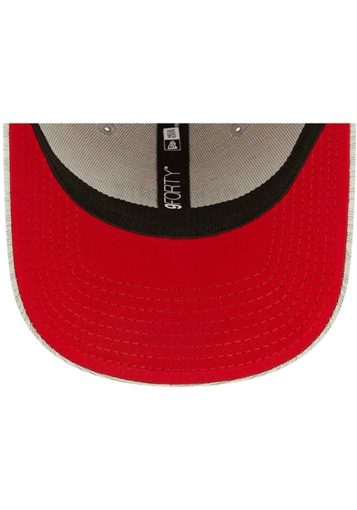 New Era Ohio State Buckeyes Active 9FORTY Adjustable Hat - Grey