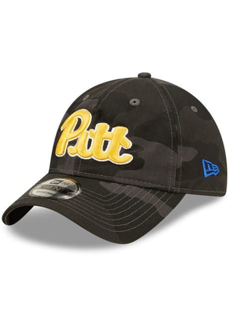 New Era Black Pitt Panthers Camo Core Classic 9TWENTY 2.0 Adjustable Hat