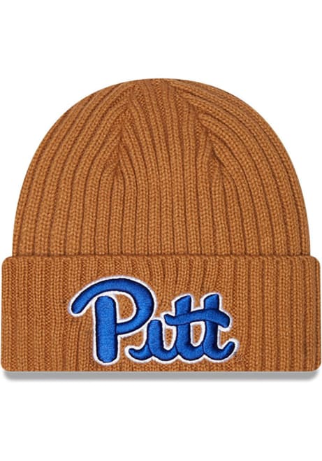 Pitt Panthers New Era Core Classic Mens Knit Hat - Brown