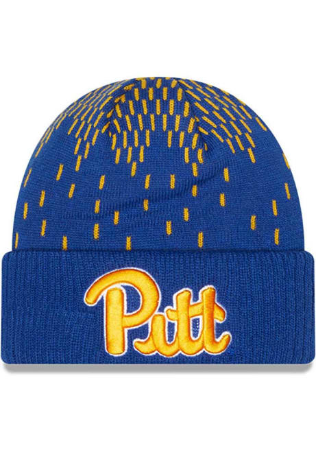 Pitt Panthers New Era Freeze Mens Knit Hat - Blue