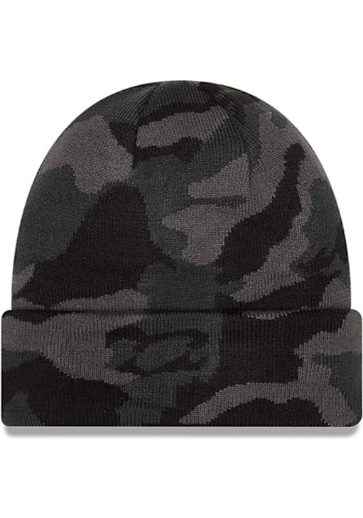 Nebraska Cornhuskers New Era BLACK Camo Cuff Mens Knit Hat 59013995