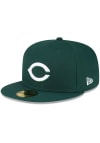 Main image for New Era Cincinnati Reds Mens Green Basic 59FIFTY Fitted Hat