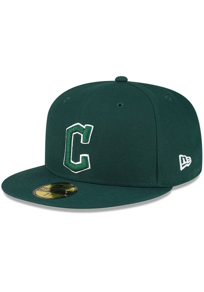 Outlet NEW ERA CLEVELAND GUARDIANS CHROME GREEN UV 59FIFTY HAT SIZE 7 1/2